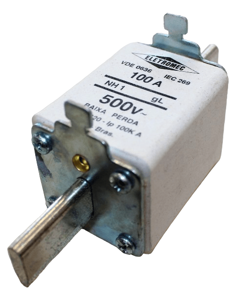 Fusível NH1 100A 500v Retardado Fusicon - Simecol