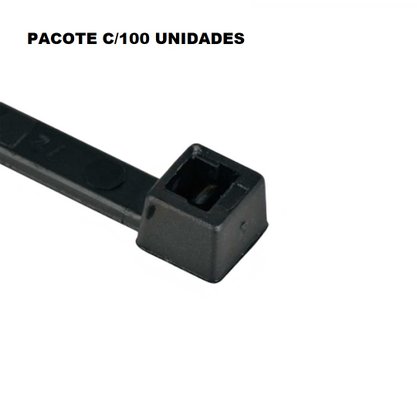 Abraçadeira de Nylon T-80M 280x4,8mm Preta 7881152 Rohdina c/100un
