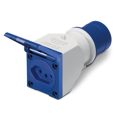 Adaptador Simples 2P+T 10A 250V 6H IP20 610.394 Scame