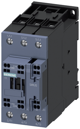 Contator Tripolar Sirius Innov 65A 220vca 1NA+1NF Mola 3RT2037-3AN20 Siemens