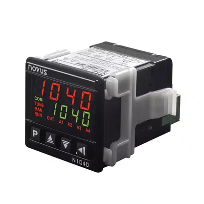 Controlador de Temperatura 100-240vca PT100/J/K/T 1 Saídas Relé+Pulso N1040-PR USB 8104210000 Novus