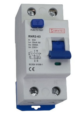 Interruptor Diferencial IDR 2P 63A 30ma 13908 Sibratec