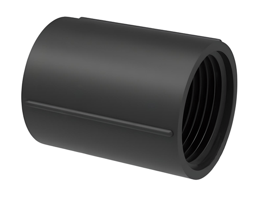 Luva PVC 2” Preto 3346 Com Rosca Inpol