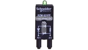 Módulo Varistor+ Led 110/230VCA - RZM021FP - Schneider-Electric