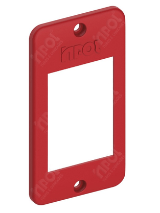 Tampa PVC 1/2” 3/4” 3 Teclas Vermelho 97 Inpol