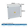 Caixa de Passagem 360x360x171mm IP56 3855 Strahl