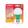 Lâmpada Superled Ouro 60 Colors 7w Bivolt Verde 05454 Ourolux