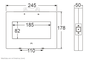 Transformador de Corrente  Janela 125mm 0,6kv 2500/5A ST-200 Sassi