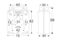 Transformador de Corrente  Janela 42mm 0,6kv 150/5A ST-42 Sassi